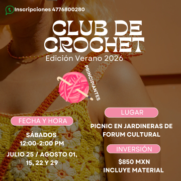 Club de crochet, edición verano