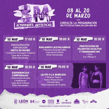 8M: Inauguración exposición ‘Grito de Mujer’
